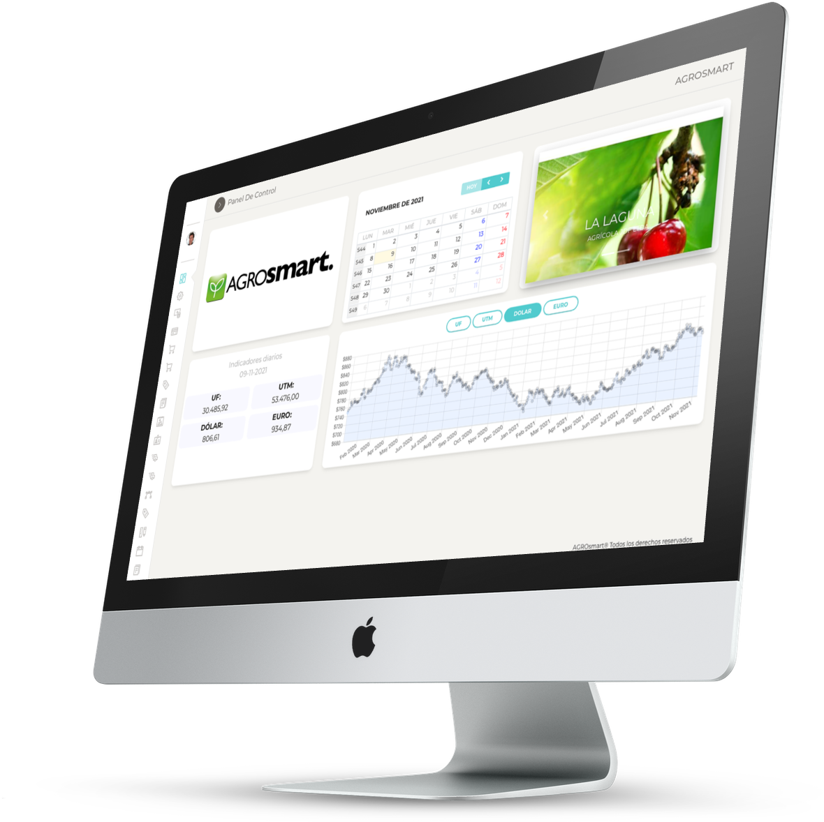 Dashboard de FOREsmart mostrando gestión forestal en tiempo real