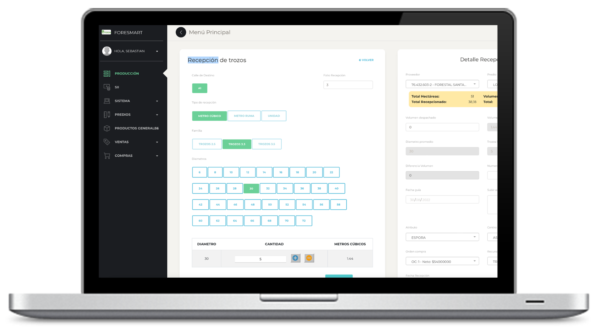 FOREsmart accesible desde laptop y dispositivos móviles